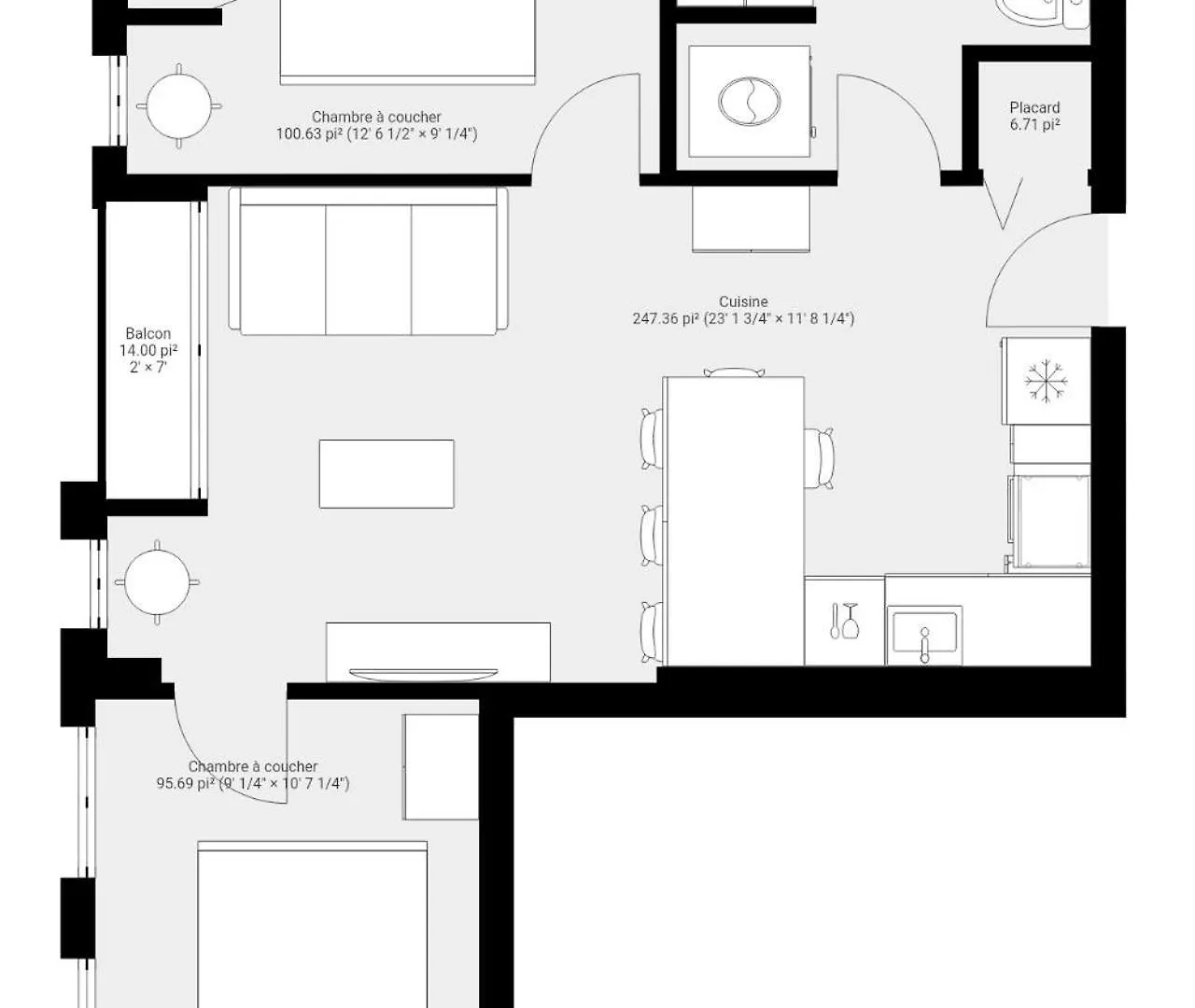 Appartement Initial-Matisse- Quebec-Parking And Pool Ville de Québec